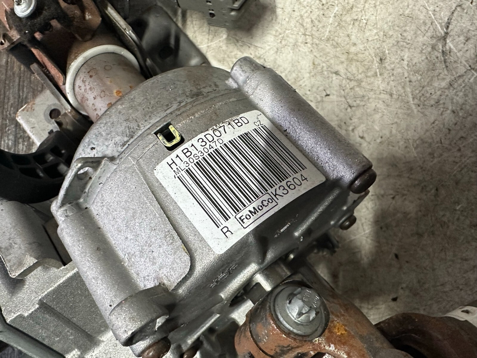 2018 FORD KA PLUS + STEERING COLUMN POWER STEERING PUMP H1B13D071BD