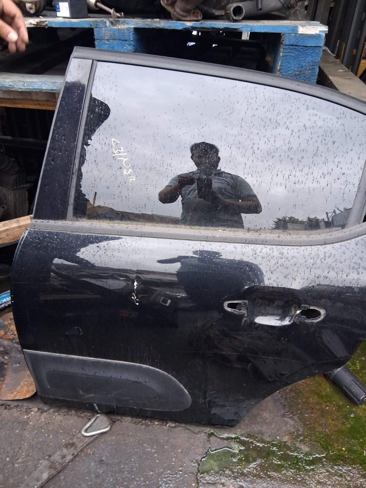 2021 CITROEN C3 MK3 NSR PASSENGER SIDE REAR LEFT BARE DOOR BLACK