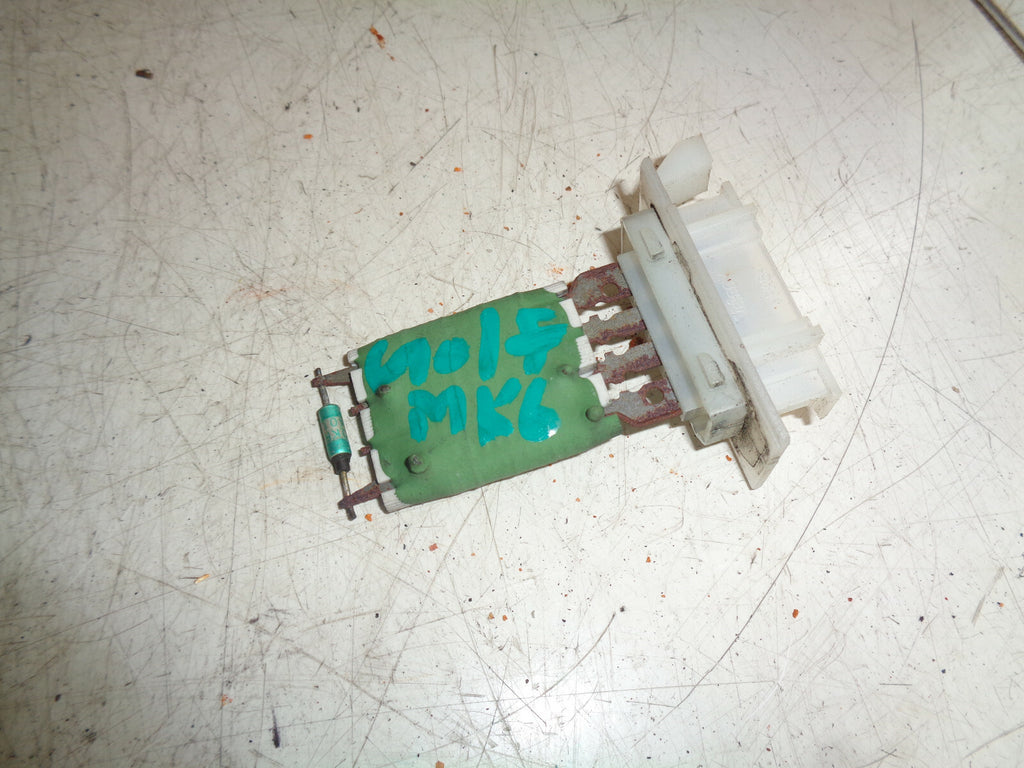 VW VOLKSWAGEN GOLF MK6 2010 HEATER BLOWER RESISTOR