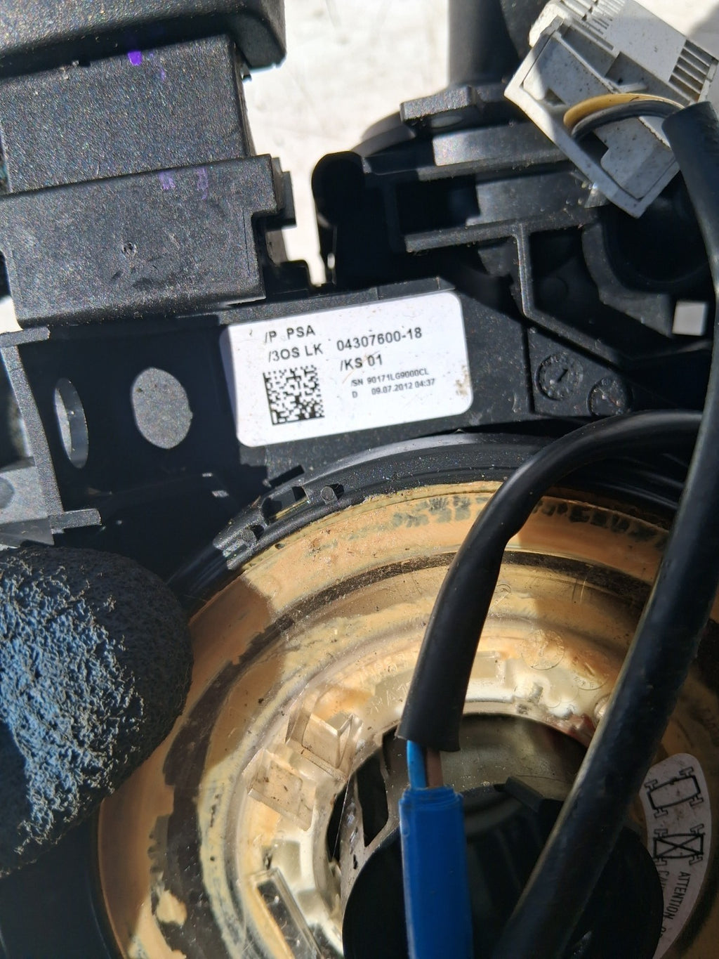 2012 CITROEN DS3 INDICATOR WIPER CONTROL SWITCH STALK 0430760018