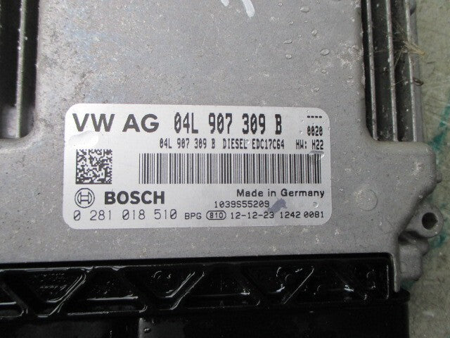 2012 VW GOLF MK7 PETROL ENGINE CONTROL UNIT ECU 04L907309B