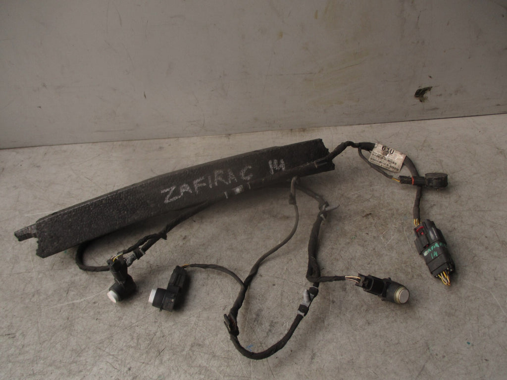 2014 VAUXHALL ZAFIRA C REAR BUMPER PARKING SENSOR AND WIRING LOOM