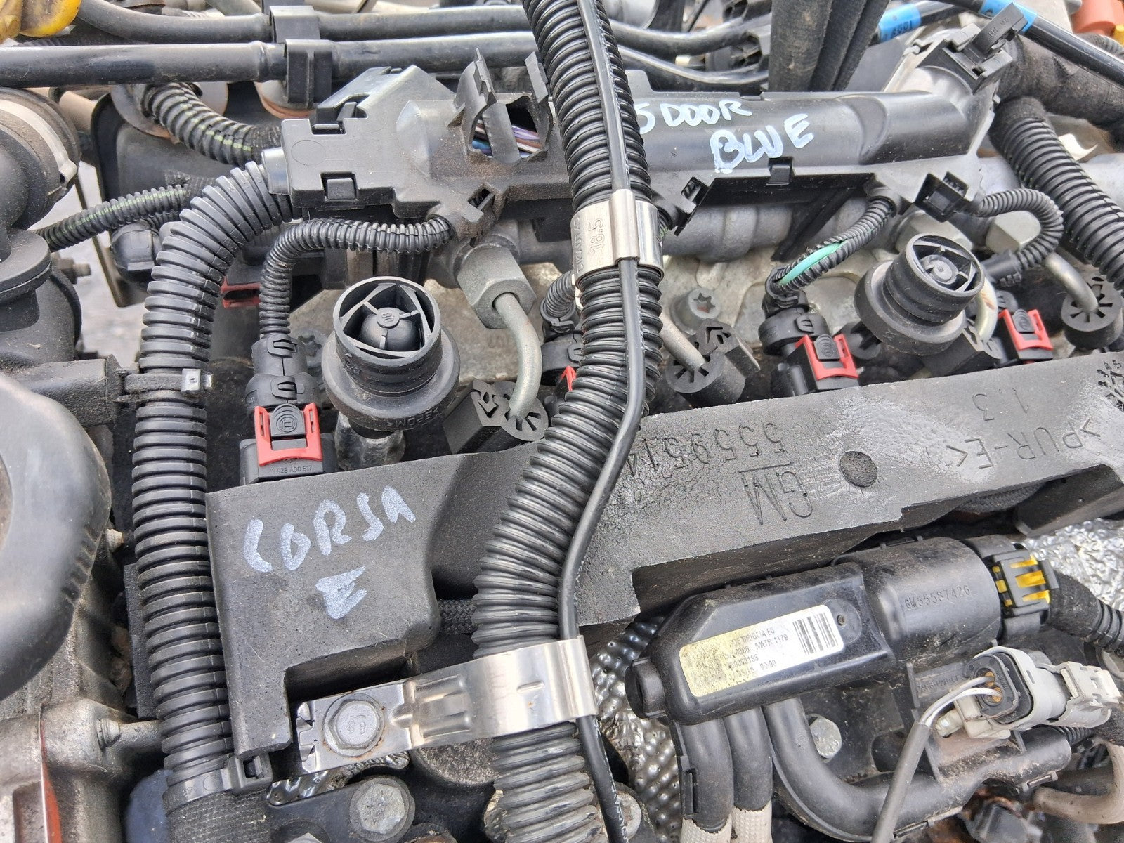 2016 VAUXHALL CORSA E 1.3 DIESEL COMPLETE ENGINE B13DTE 94K MILES