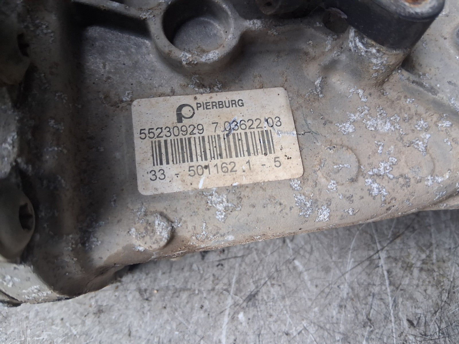 2015 PEUGEOT BIPPER 1.3 DIESEL EGR VALVE 55230929