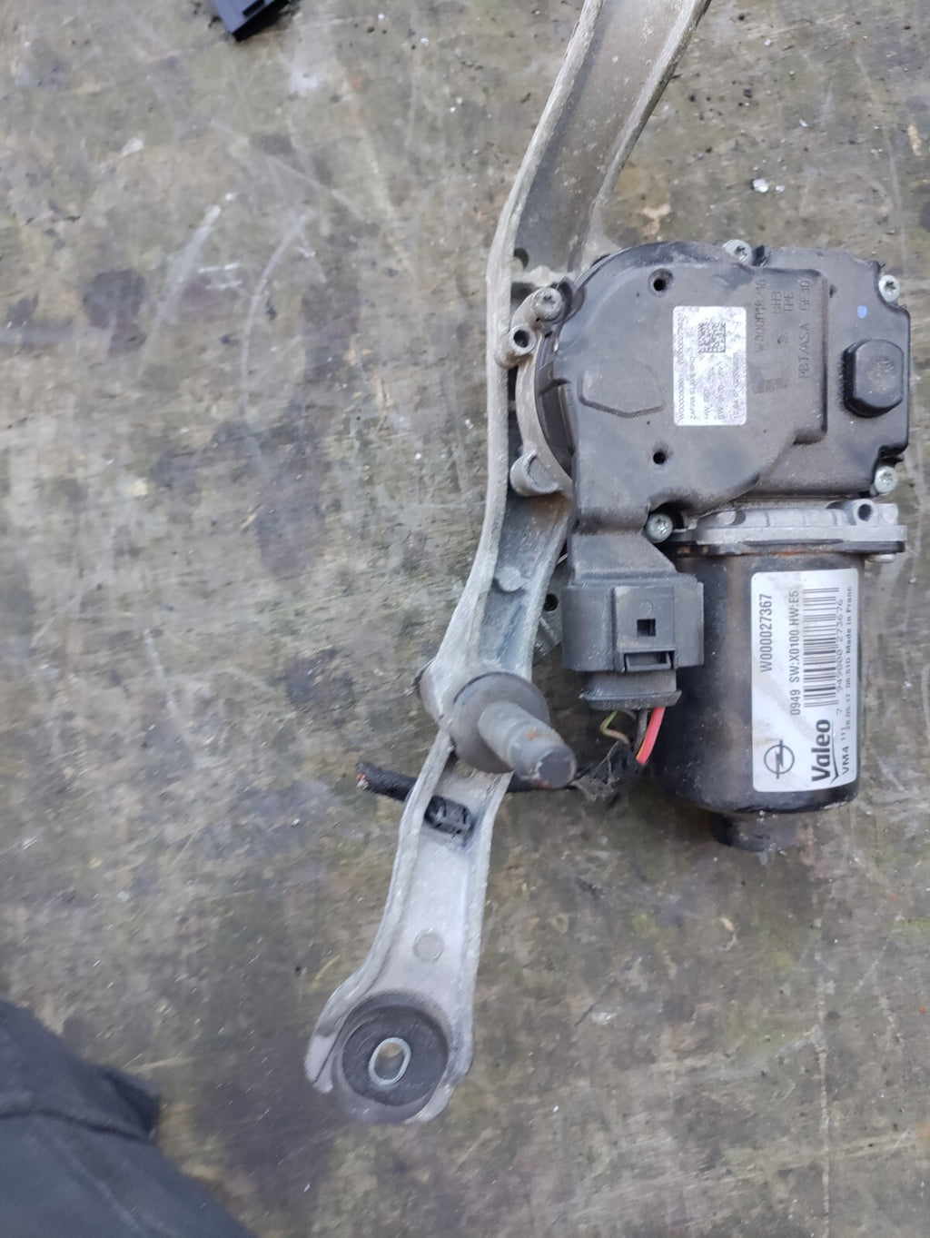 VAUXHALL ZAFIRA C MK3 NS PASSENGER SIDE WIPER MOTOR & LINKAGE W000027367