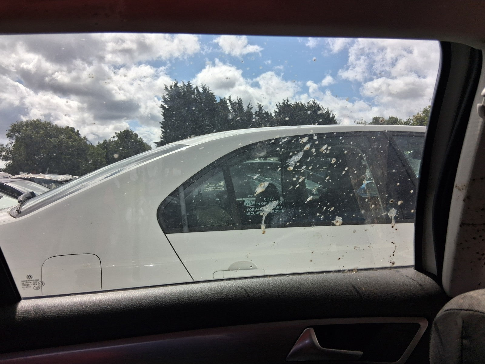 2016 VOLKSWAGEN GOLF MK7 NSR PASSENGER SIDE REAR LEFT WINDOW GLASS