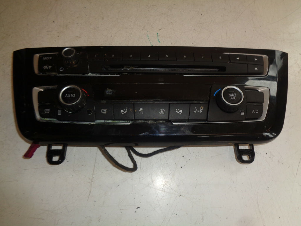 BMW 3 SERIES 2017 F20 M SPORT HEATER CONTROL PANEL STEREO CONTROL 9363545