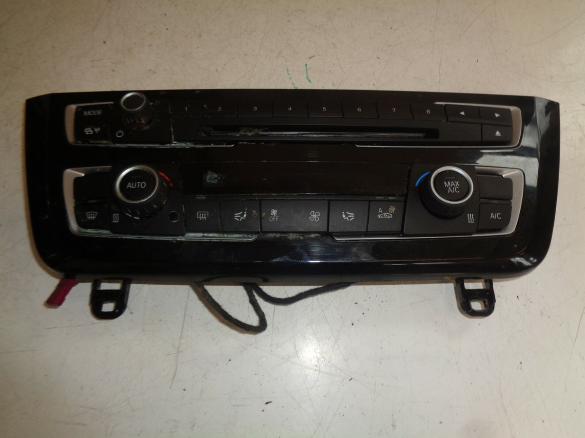 BMW 3 SERIES 2017 F20 M SPORT HEATER CONTROL PANEL STEREO CONTROL 9363545