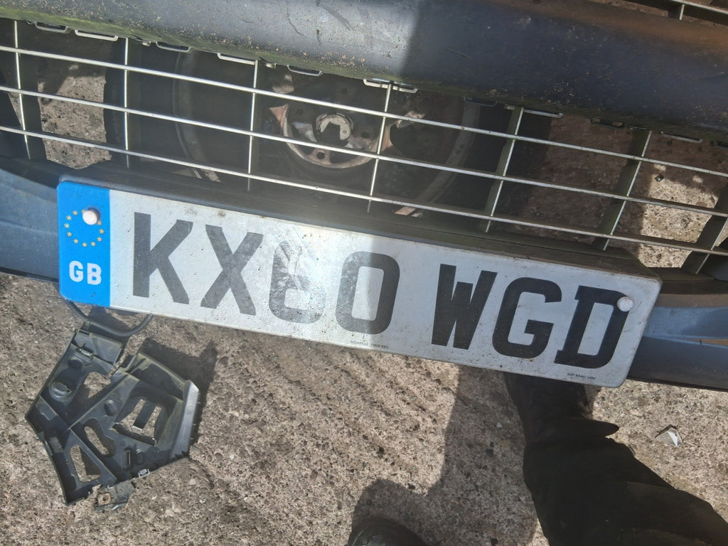 2010 PEUGEOT 207 FRONT COMPLETE BUMPER BADGE GRILL FOG LIGHTS GRILLE GREY