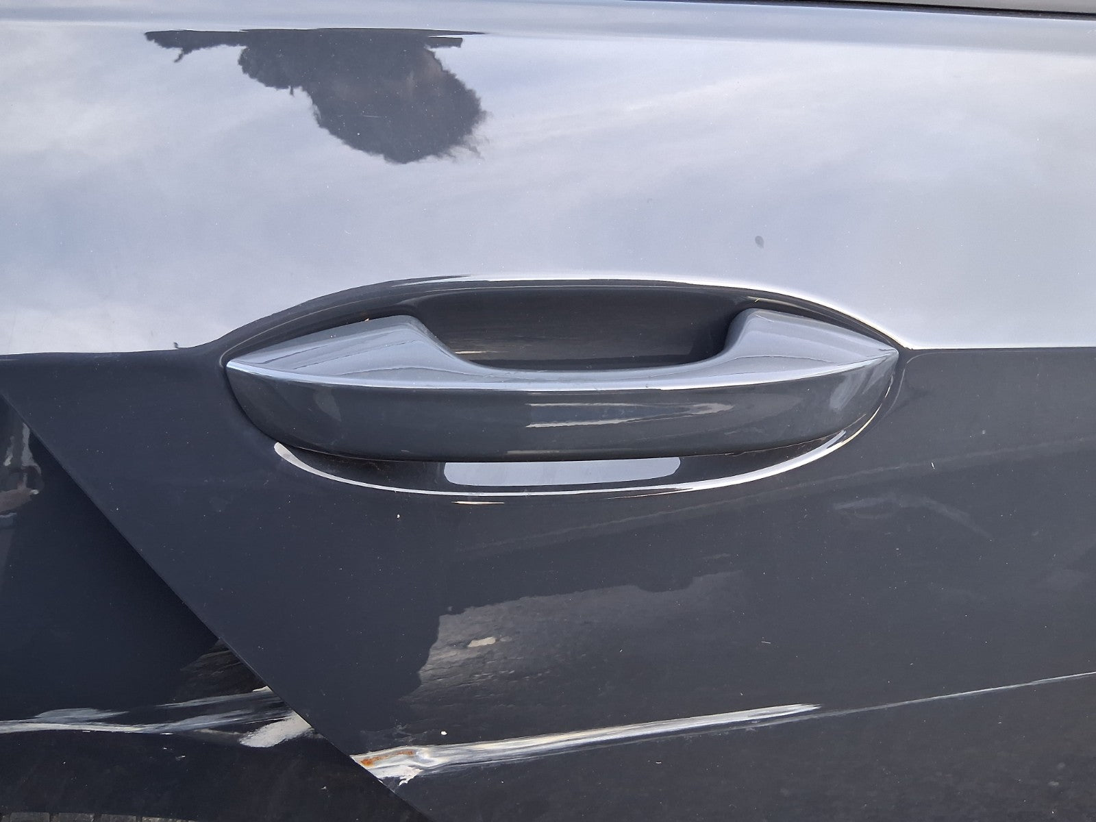 2024 VW VOLKSWAGEN GOLF MK8 R LINE OSR DRIVER SIDE REAR RIGHT DOOR HANDLE GREY