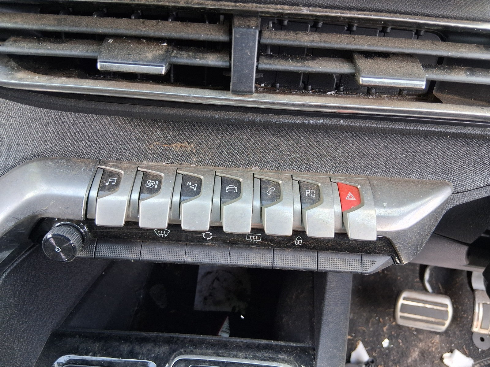 2023 PEUGEOT 5008 MK2 AC HEATER CLIMATE CONTROL SWITCH PANEL