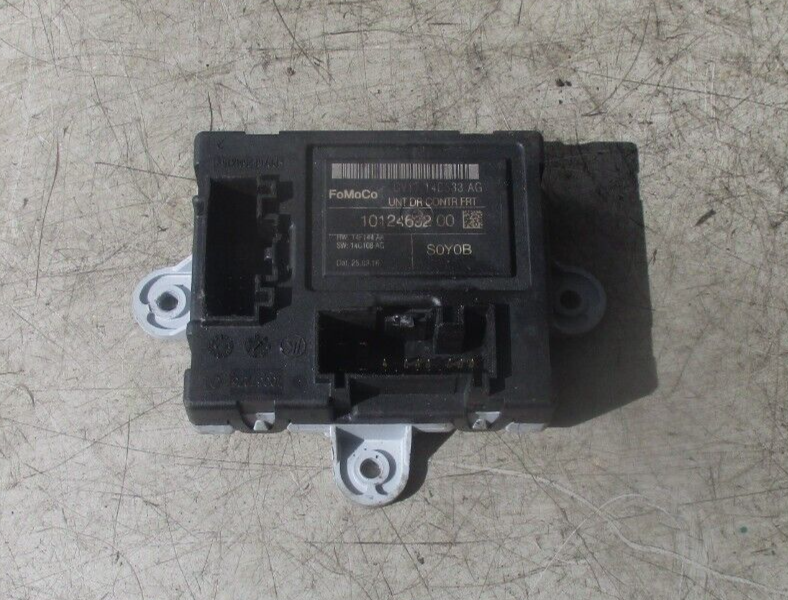2017 FORD FIESTA NSF PASSENGER SIDE FRONT DOOR ECU CONTROL MODULE UNIT 101246920