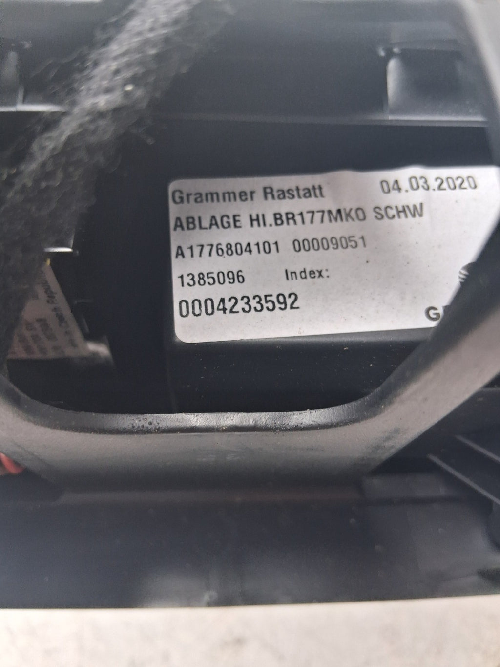2020 MERCEDES A CLASS W177 REAR CENTRE CONSOLE & AIR VENTS + USB PORTS 1385087A