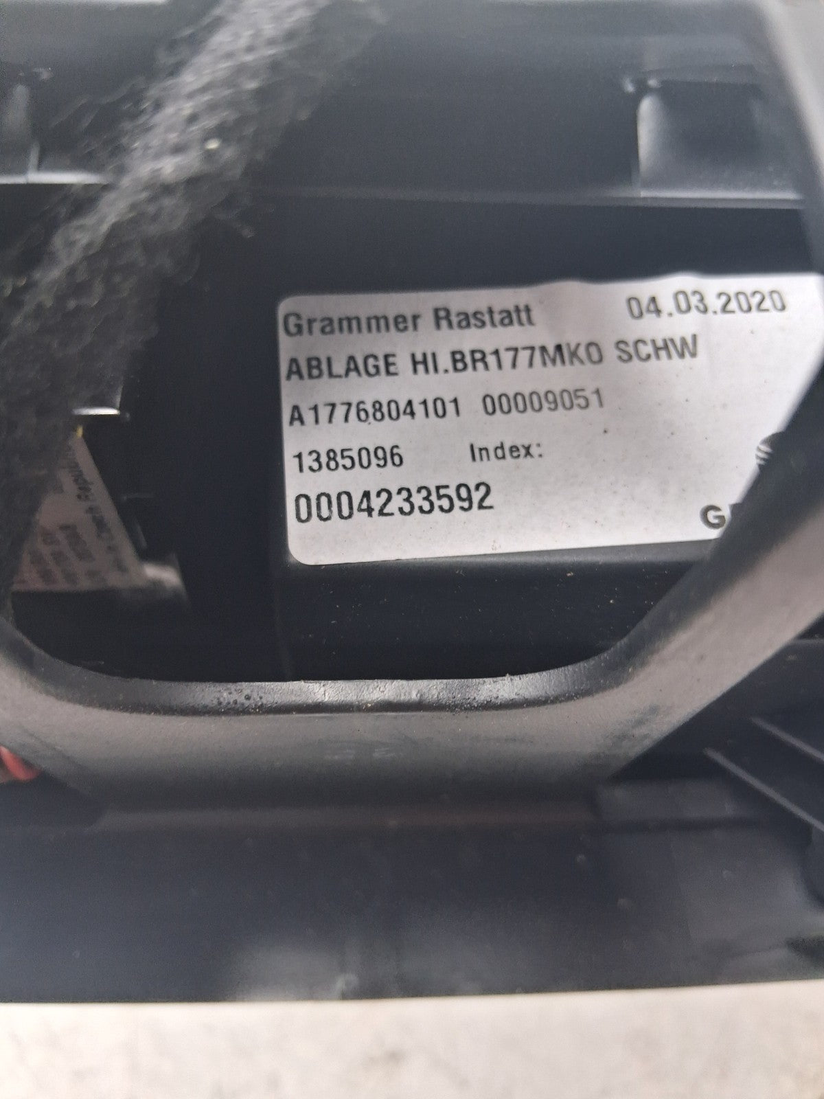 2020 MERCEDES A CLASS W177 REAR CENTRE CONSOLE & AIR VENTS + USB PORTS 1385087A