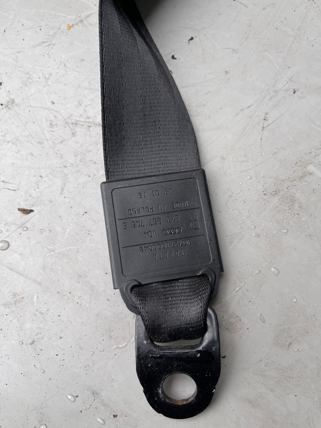2013 AUDI 1 DRIVERS SIDE FRONT SEATBELT 8X3857706E