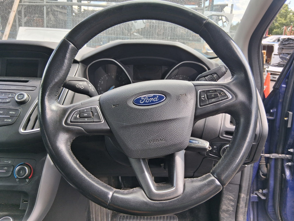 2015 FORD FOCUS MK3 3 SPOKE MULTI FUNCTION LEATHER STEERING WHEEL