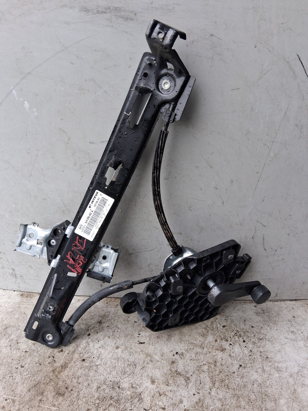 SEAT IBIZA 6J 2017 OSR DRIVER SIDE REAR RIGHT MANUAL WINDOW REGULATOR 6J4839462C