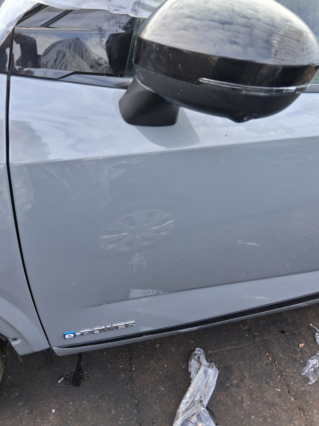 2024 NISSAN QASHQAI J12 MK3 NSF PASSENGER SIDE FRONT LEFT BARE DOOR GREY