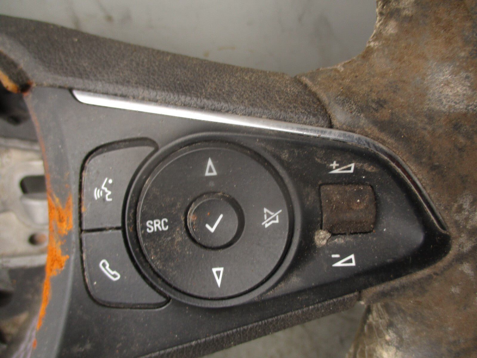 2018 VAUXHALL GRANDLAND X SE 1.6 3 SPOKE MULTIFUNCTION STEERING WHEEL 34216390C