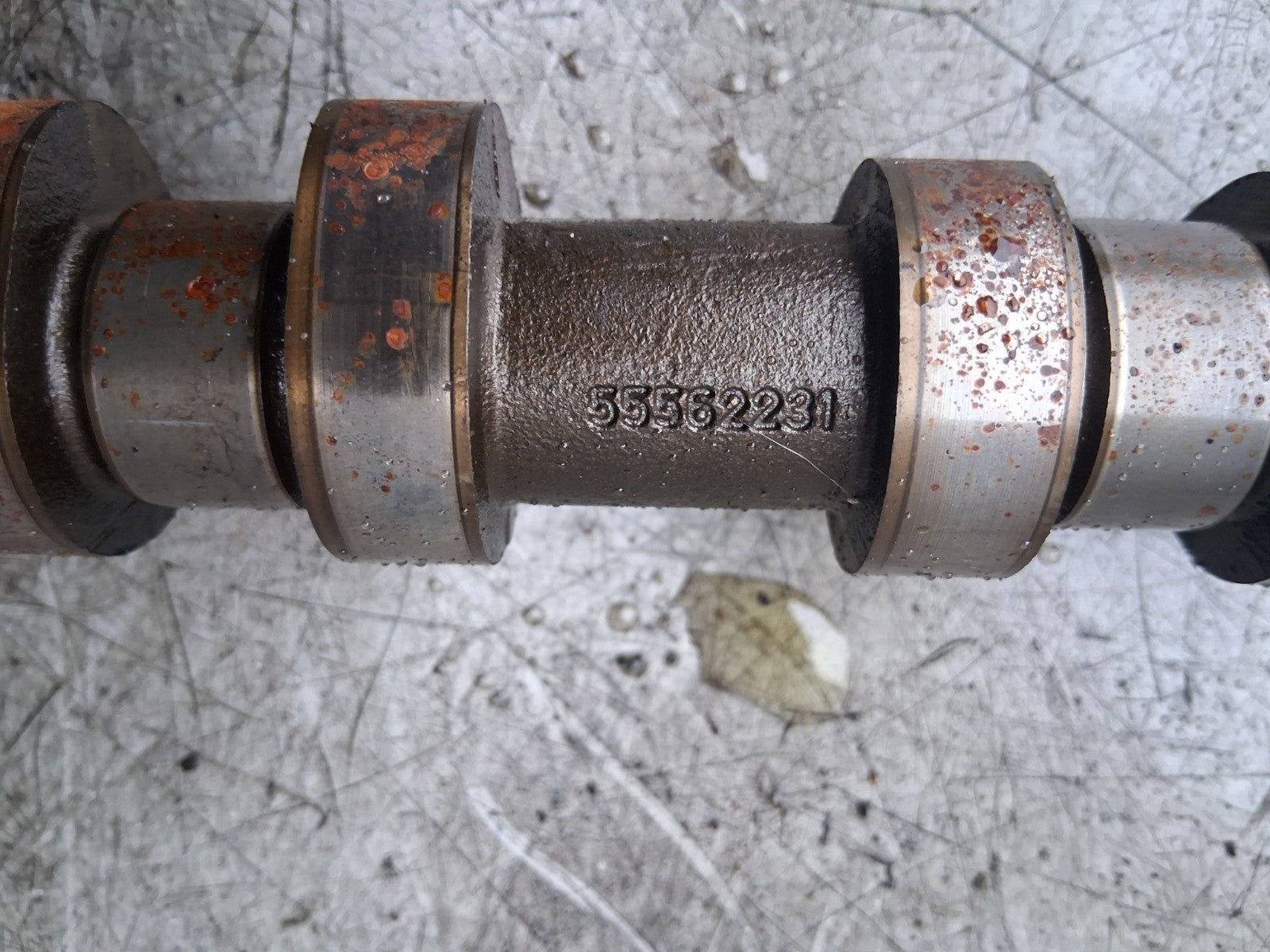 2018 VAUXHALL CORSA E PAIR OF CAMSHAFTS INLET 55562231