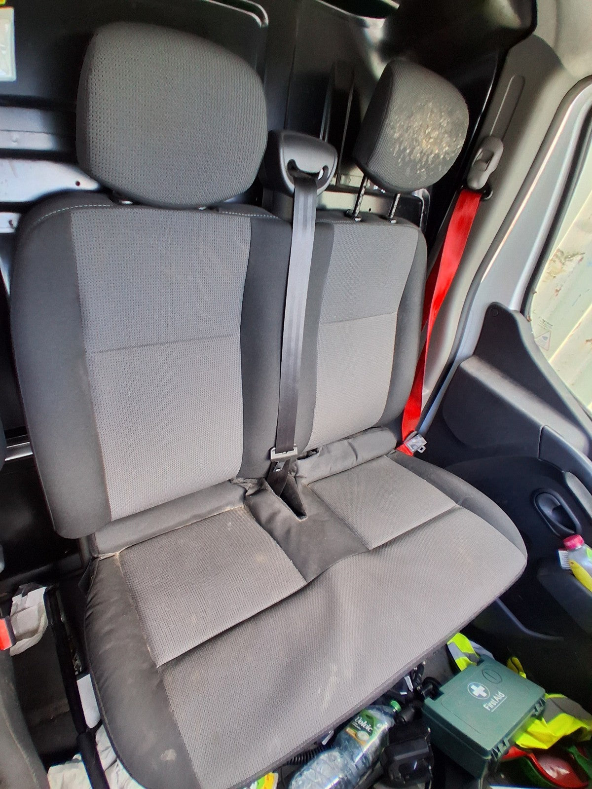 2024 RENAULT MASTER MK3 NSF PASSENGER SIDE FRONT COMPLETE TWIN SEAT FABRIC