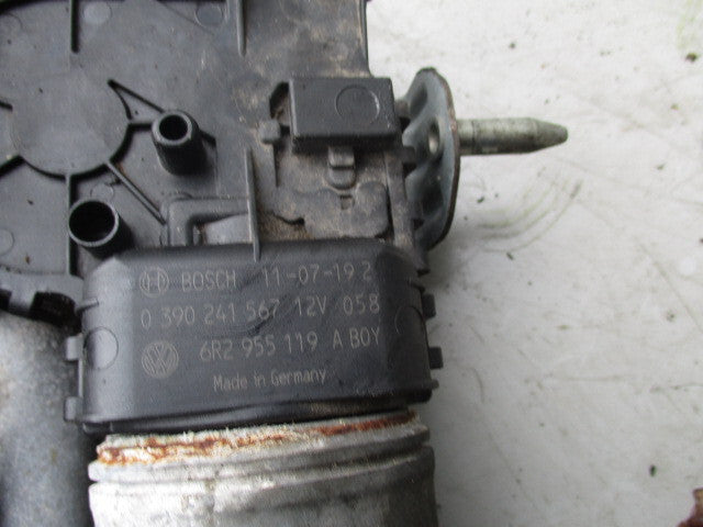 SEAT IBIZA 2011 FRONT WIPER MOTOR WITH LINKAGES 6R2955119A