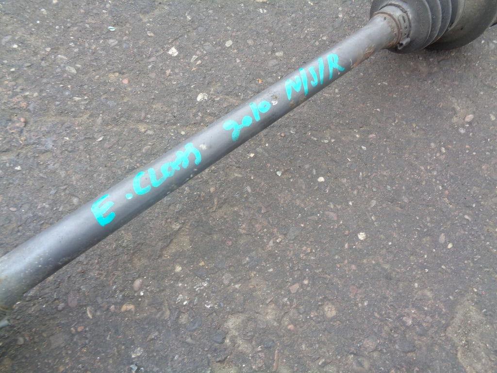 MERCEDES BENZ W212 E CLASS 2010 NSR PASSENGER SIDE REAR DRIVESHAFT