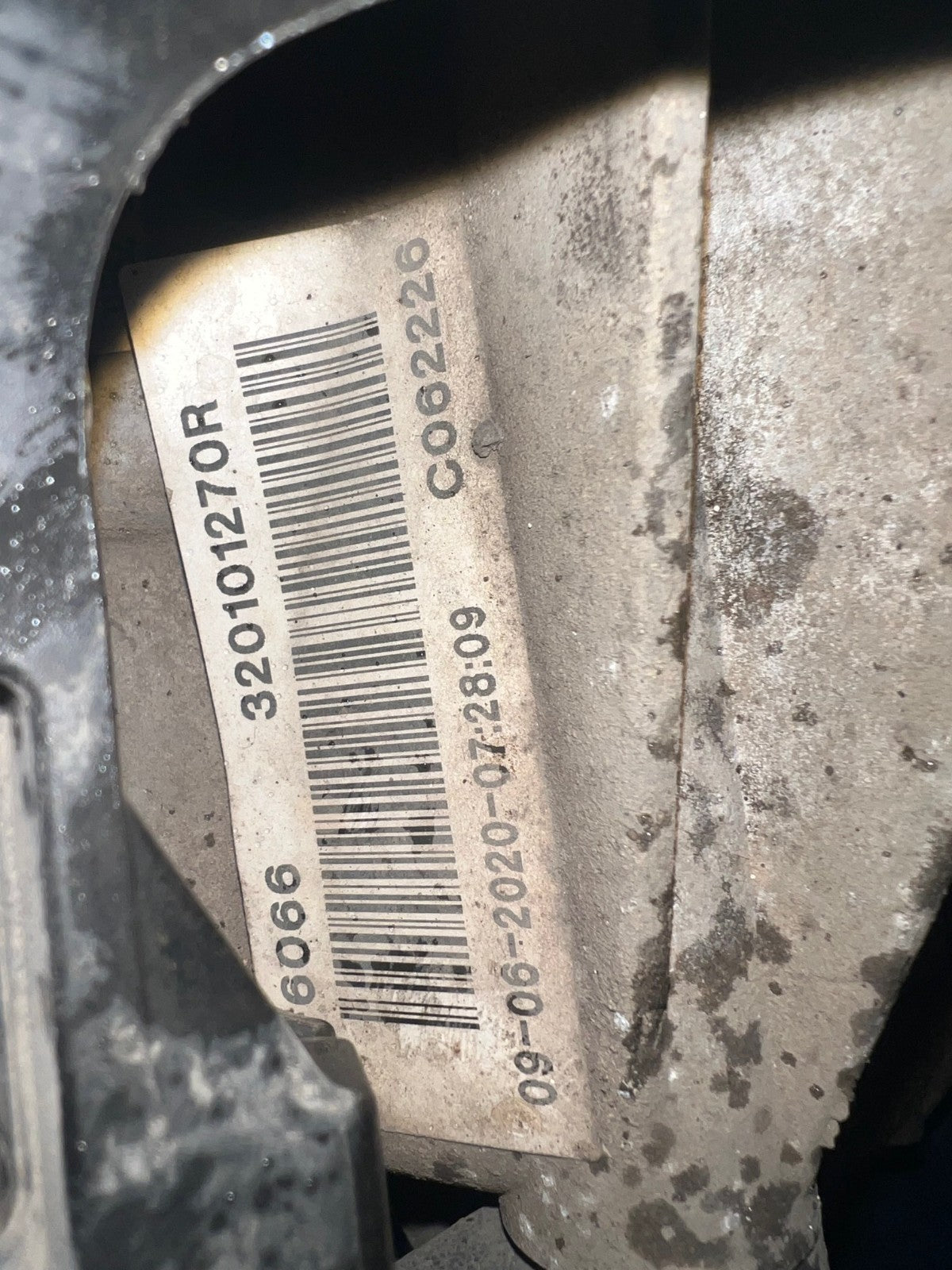 2020 RENAULT MASTER MK3 2.3 DCI DIESEL 6 SPEED MANUAL GEARBOX 320101270R PF6066