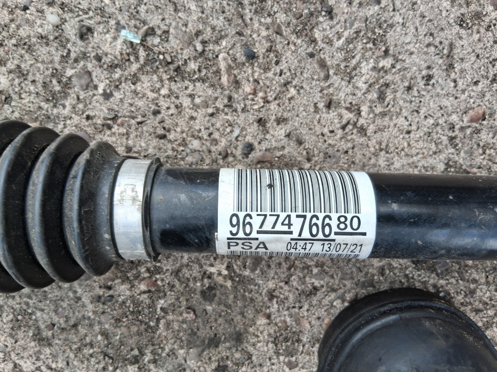 2021 CITROEN C3 MK3 OS DRIVER SIDE FRONT RIGHT DRIVE SHAFT 9677476680