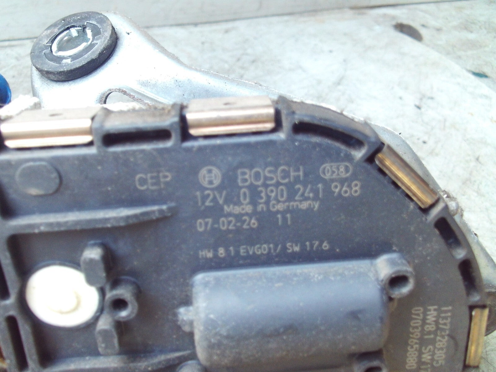 2007 PEUGEOT 407 NS PASSENGER SIDE WINDSCREEN WIPER MOTOR 9661812180