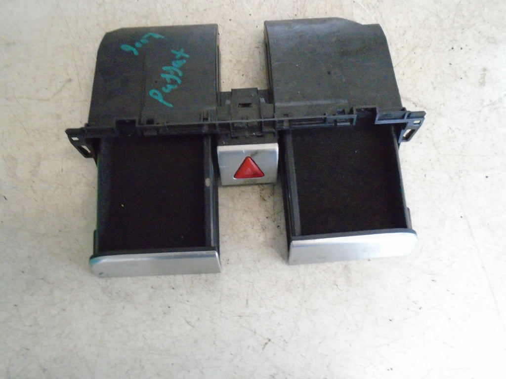 VOLKSWAGEN PASSAT 2007 DASHBOARD STORAGE COMPARTMENT AND HAZARD SWITCH 3C0858407