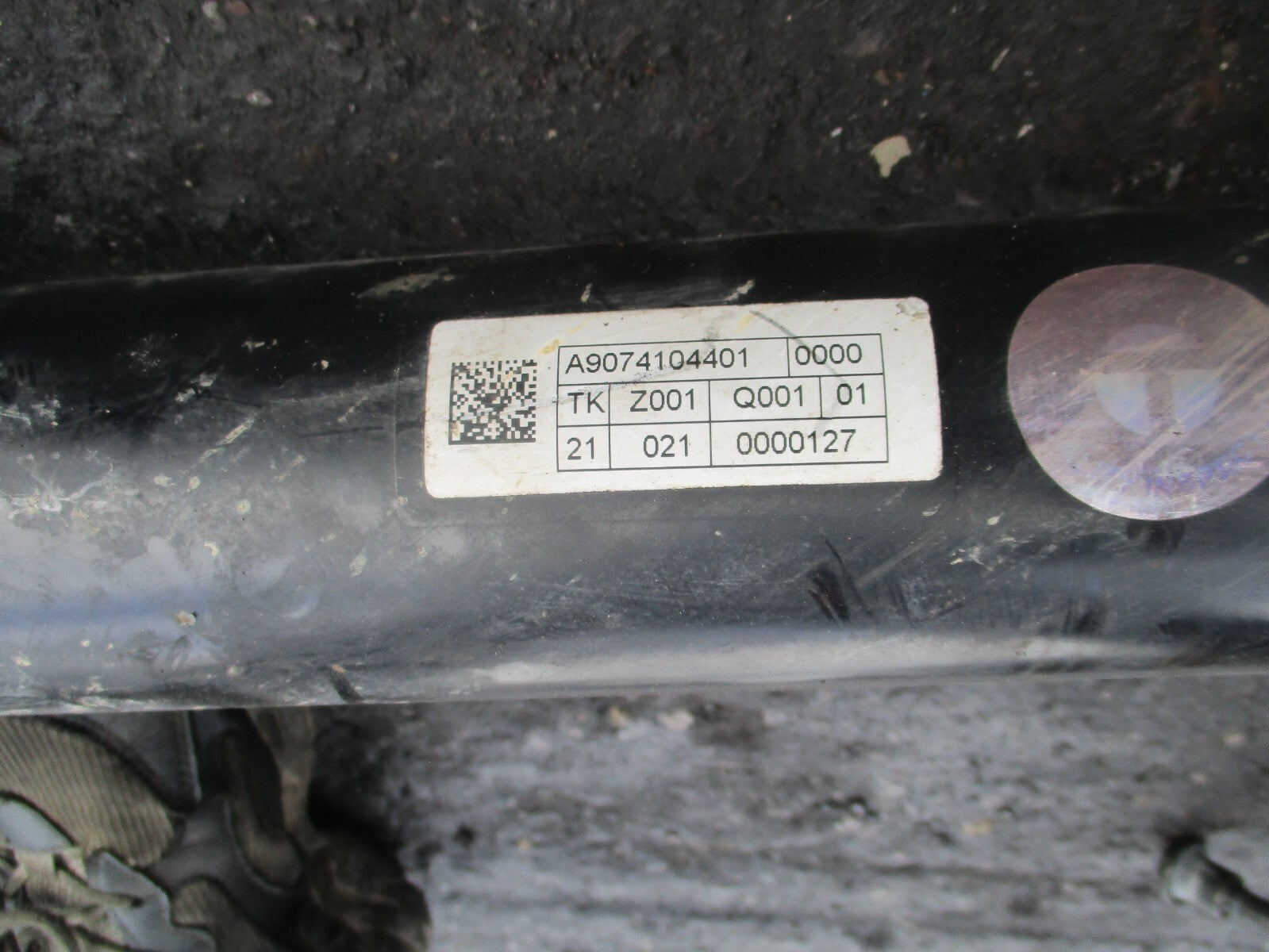 MERCEDES BENZ SPRINTER W907 2021 2.1 DIESEL PROP SHAFT A9074104401 BROKEN RUBBER