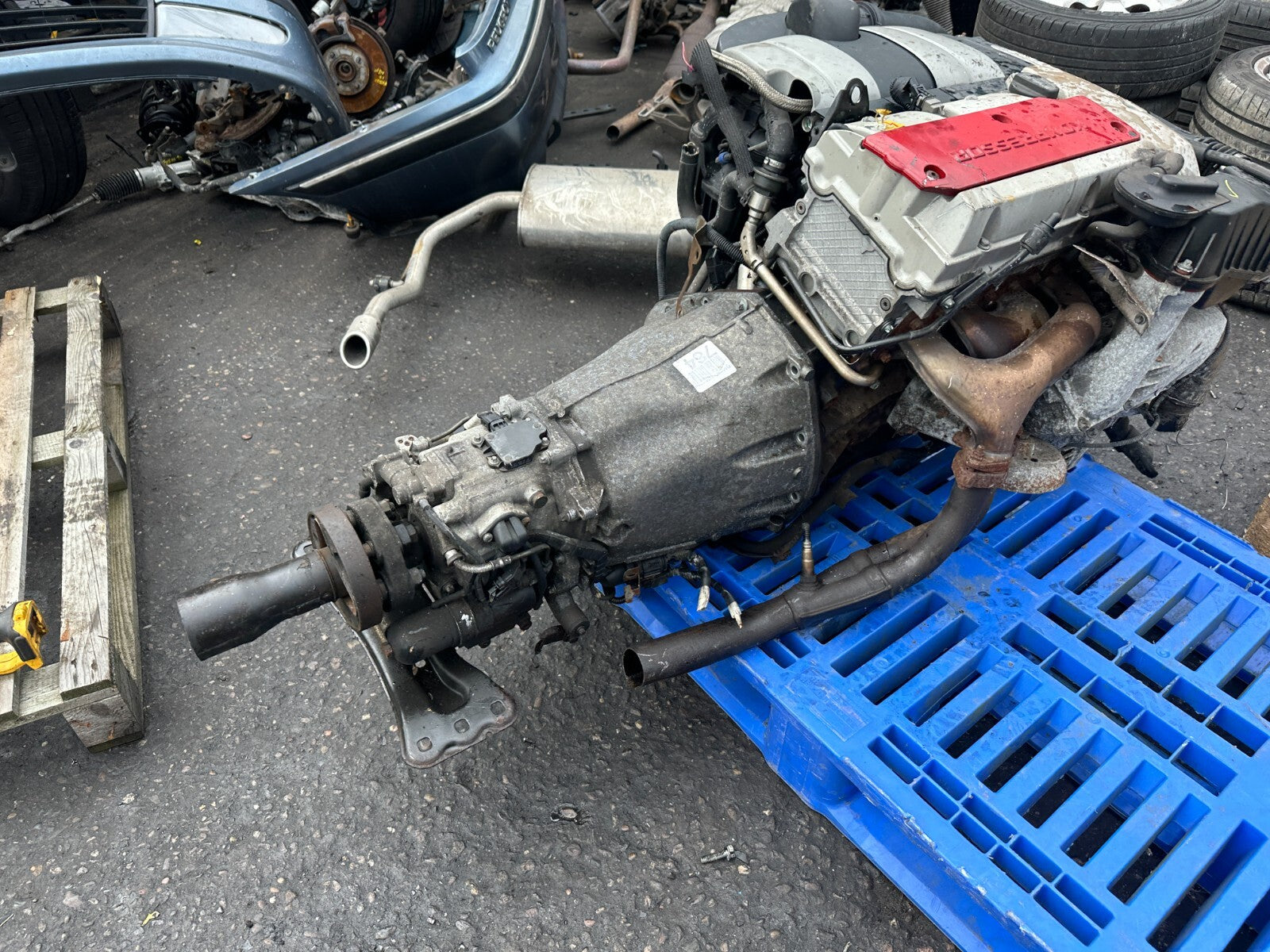 2002 MERCEDES C230 CL203 2.3 PETROL ENGINE COMPLETE M111.981 111.981