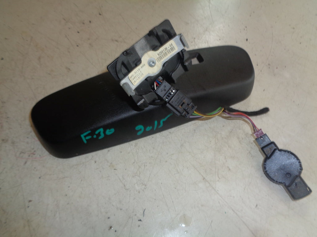BMW 3 SERIES F30 2015 INTERIOR REAR VIEW MIRROR BLACK E11026662
