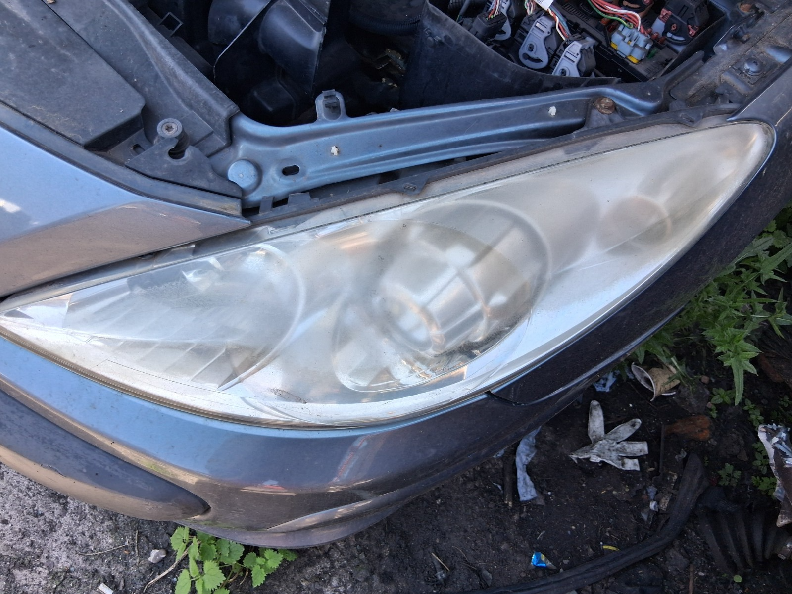 2006 PEUGEOT 307 NSF PASSENGER SIDE FRONT LEFT HEADLIGHT