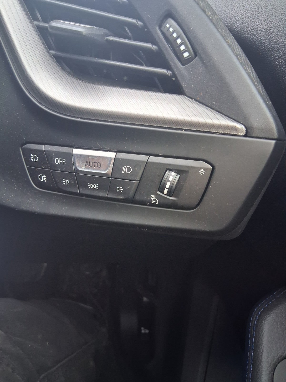 2024 BMW 2 SERIES F44 COUPE M SPORT HEADLIGHT ADJUSTER CONTROL SWITCH PANEL