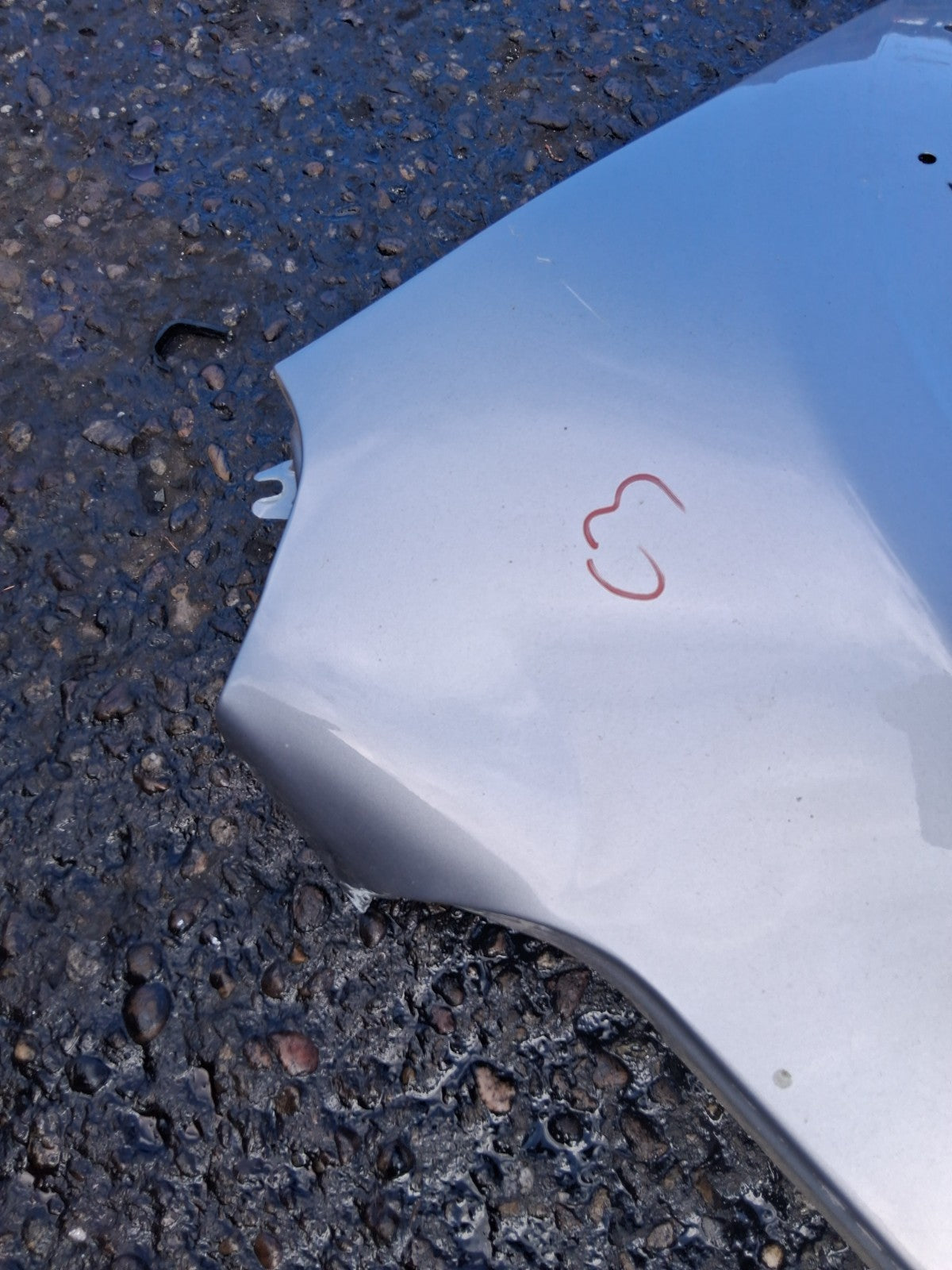 2021 CITROEN C3 MK3 NSF PASSENGER SIDE FRONT WING PANEL CUMULUS GREY MET KCA