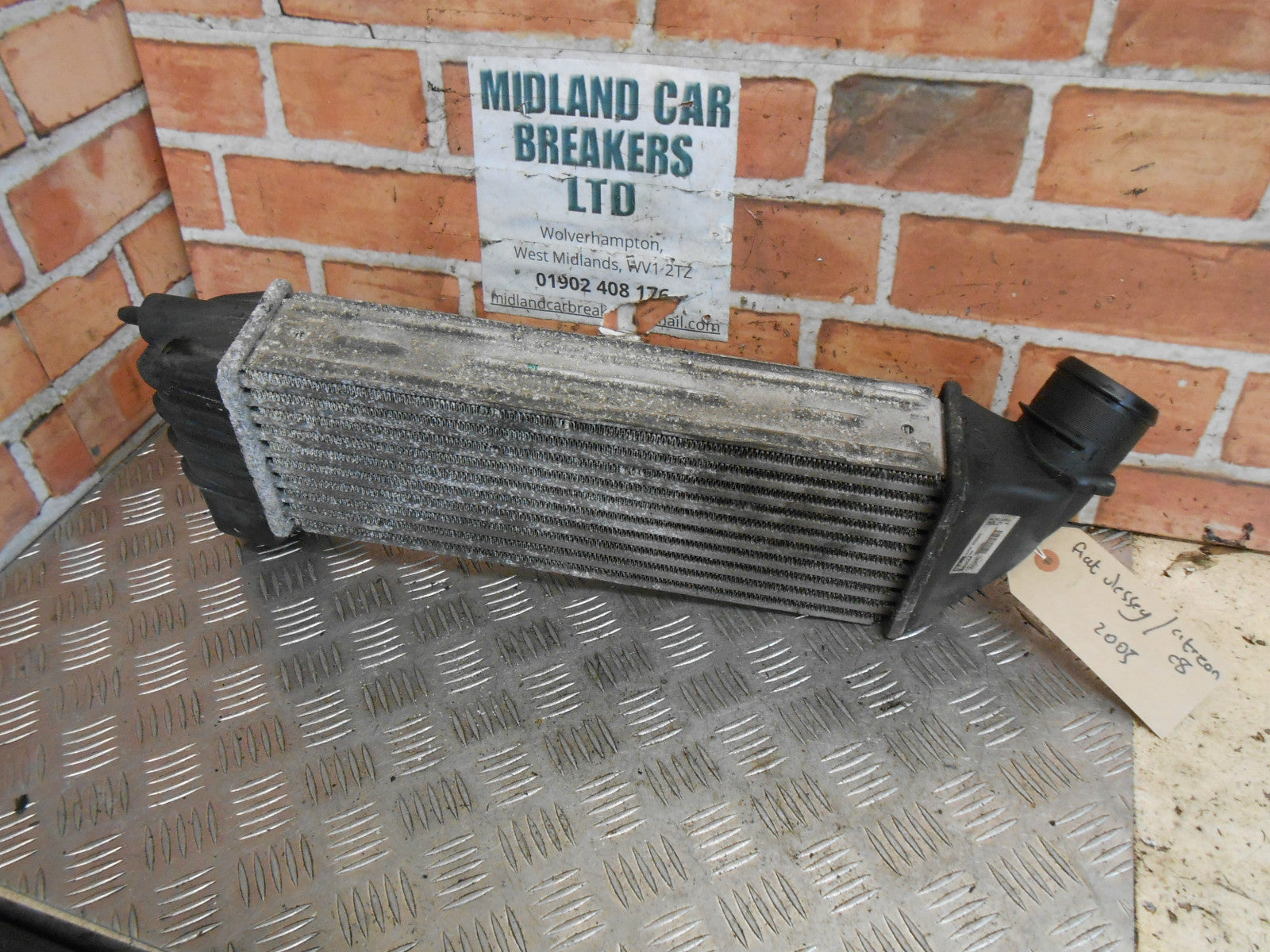FIAT ULYSSE 2003 MK2 2.0 2.2 DIESEL INTERCOOLER RADIATOR 1489396080