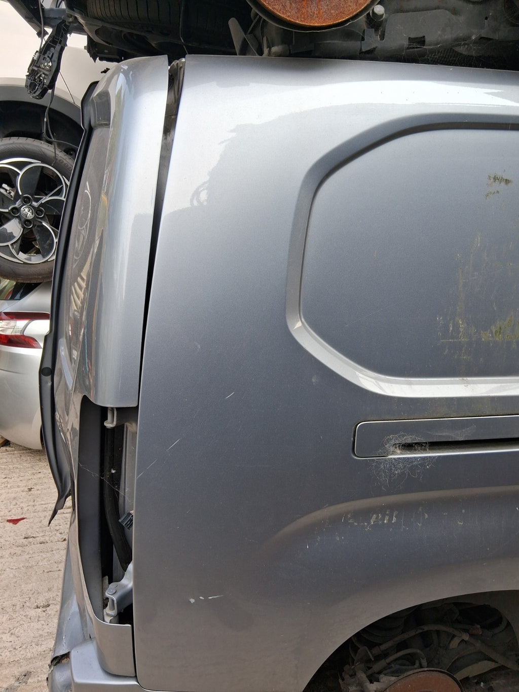 2019 VAUXHALL COMBO E MK4 OSR DRIVER SIDE REAR QUARTER PANEL CUT
