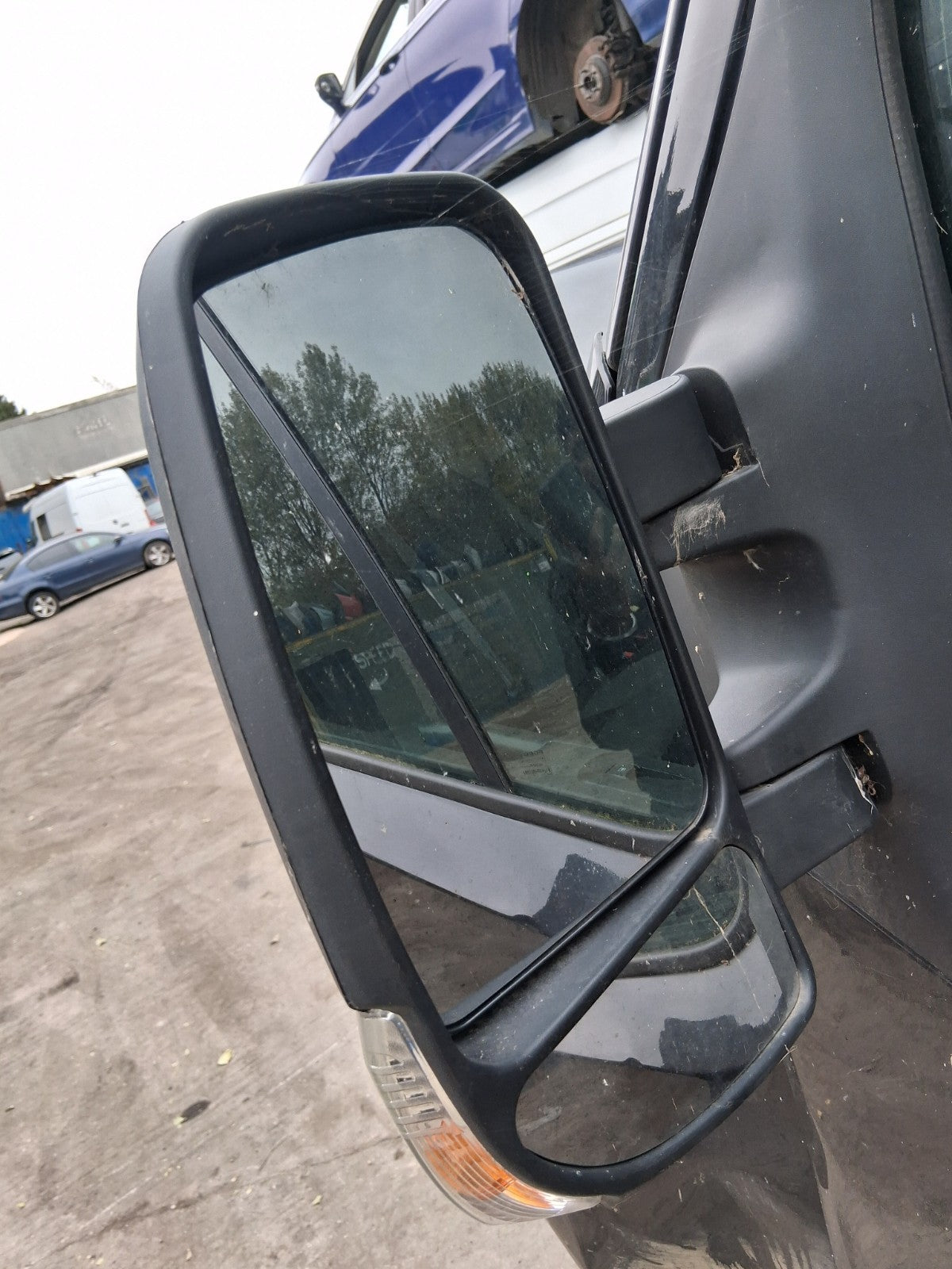 2021 NISSAN NV400 MK1 NSF PASSENGER SIDE FRONT LEFT WING MIRROR BLACK