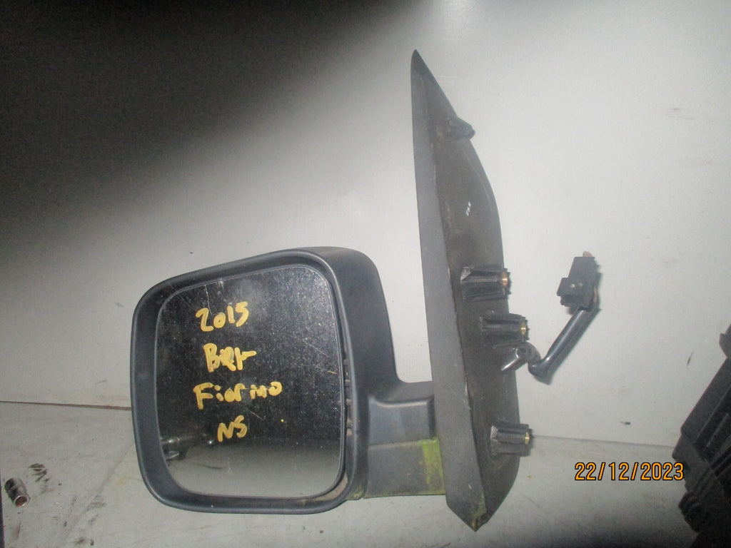 PEUGEOT BIPPER 2015 NSF PASSENGER SIDE FRONT ELECTRIC WING MIRROR BLACK
