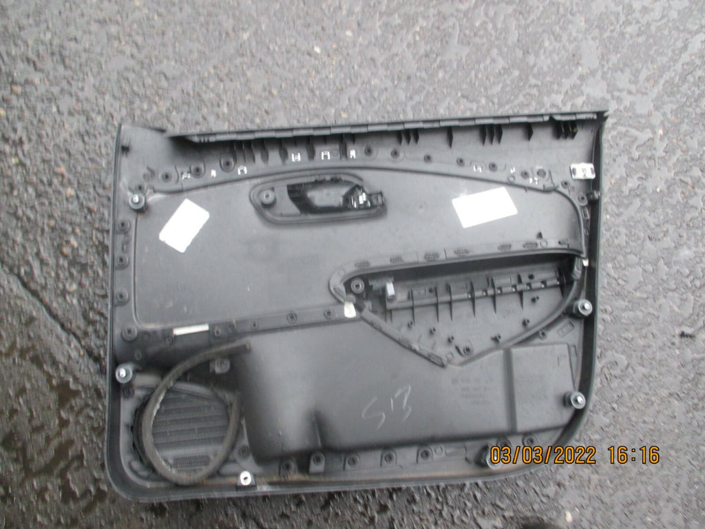 VW VOLKSWAGEN POLO 2016 NSF PASSENGER SIDE FRONT DOOR CARD 6C4867011E