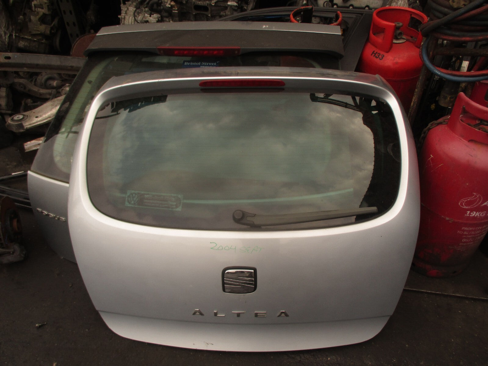 2004 SEAT ALTEA MK1 REAR BOOTLID TAILGATE BOOT GREY