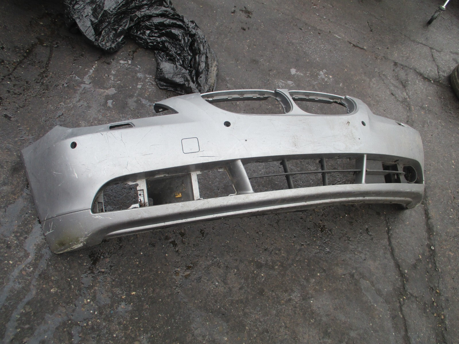 2005 BMW 5 SERIES E60 FRONT BUMPER BARE GREY SILVER