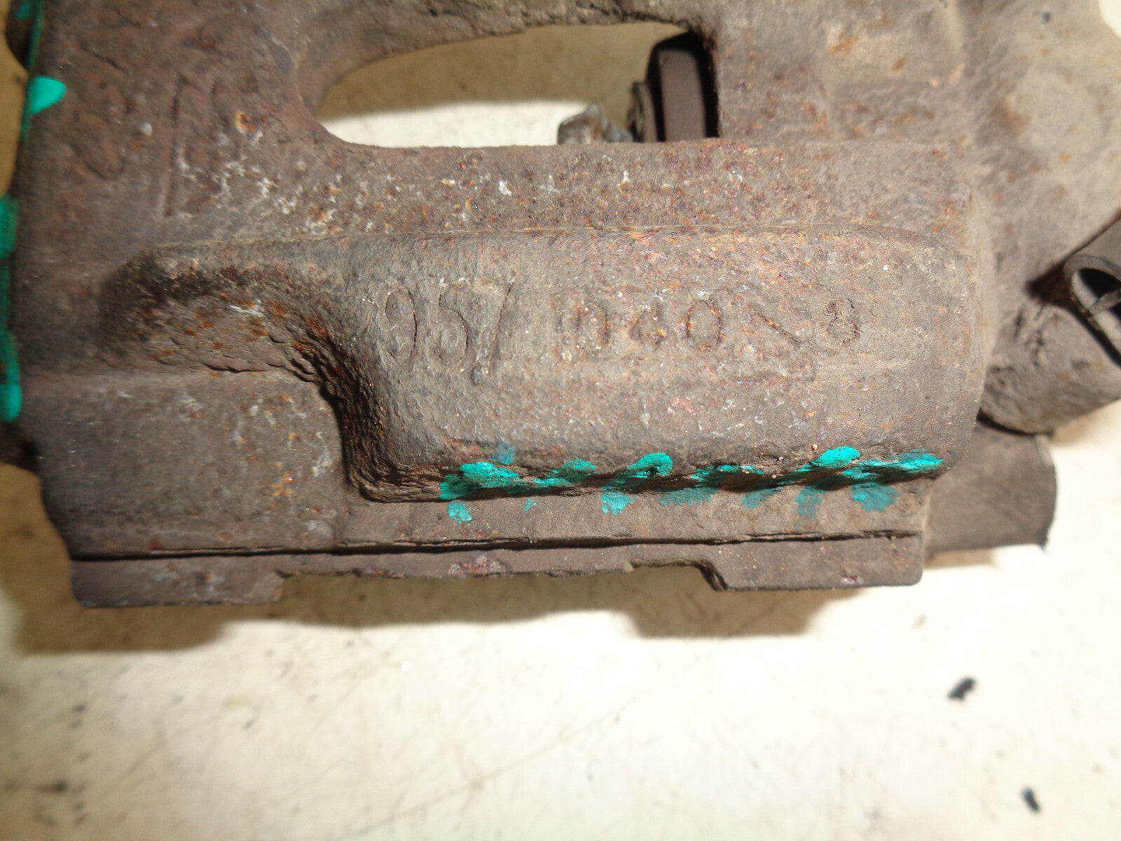BMW 3 SERIES 2007 ESTATE NSR PASSENGER SIDE REAR BRAKE CALIPER
