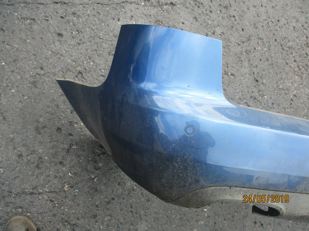 AUDI A4 B6 ESTATE REAR BUMPER COMPLETE BLUE