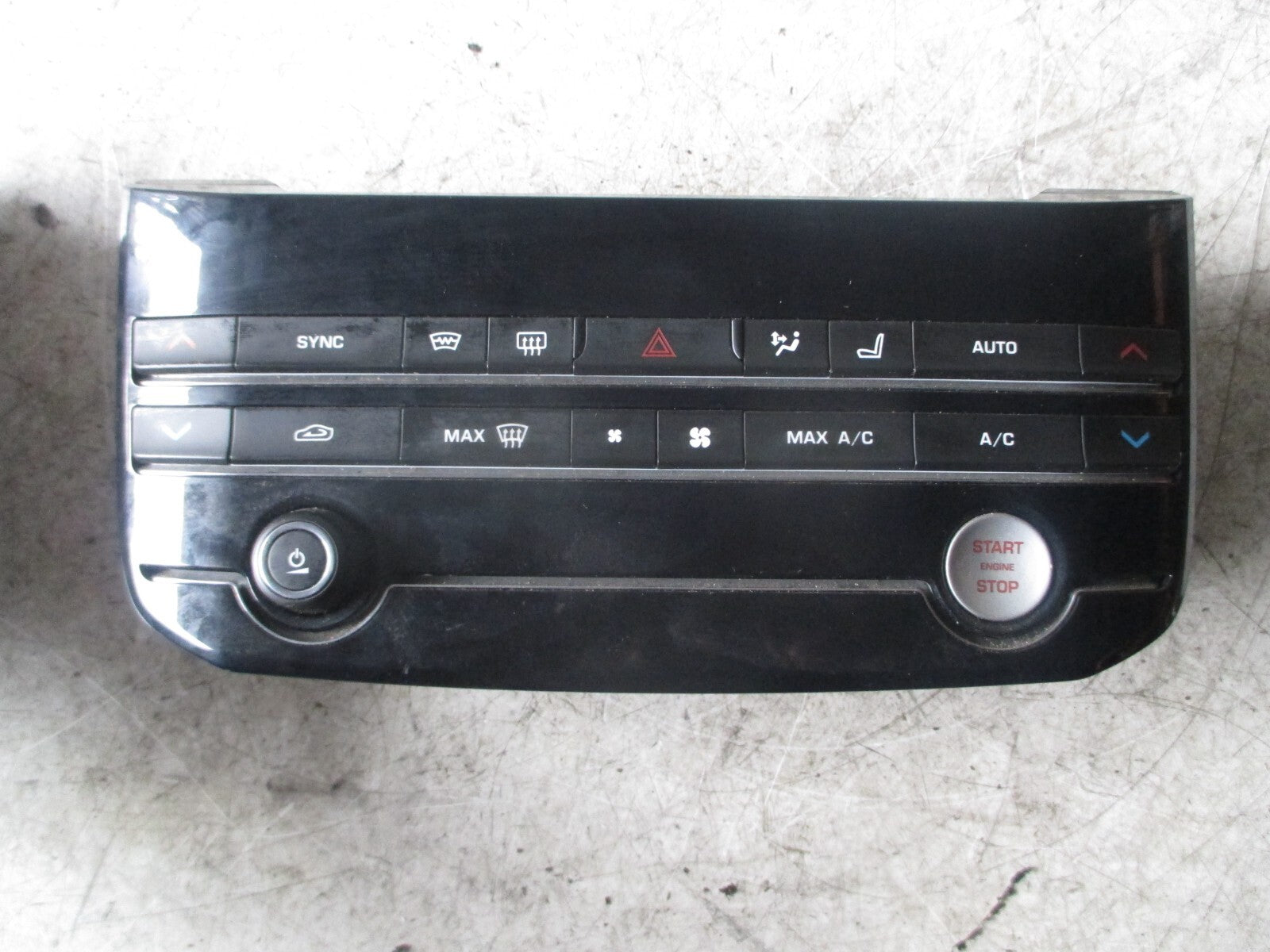 JAGUAR XE 2016 HEATER CONTROL PANEL ASSEMBLY GX7318C858HF