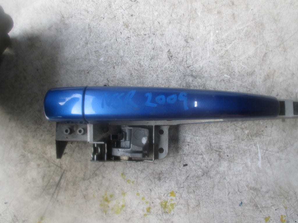 2009 CITROEN C4 NSR REAR PASSENGER SIDE EXTERIOR DOOR HANDLE BLUE