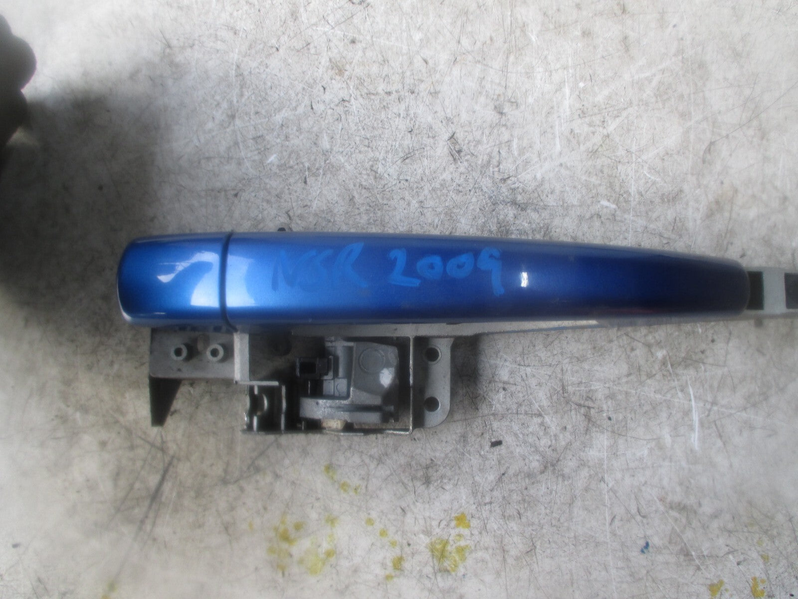 2009 CITROEN C4 NSR REAR PASSENGER SIDE EXTERIOR DOOR HANDLE BLUE
