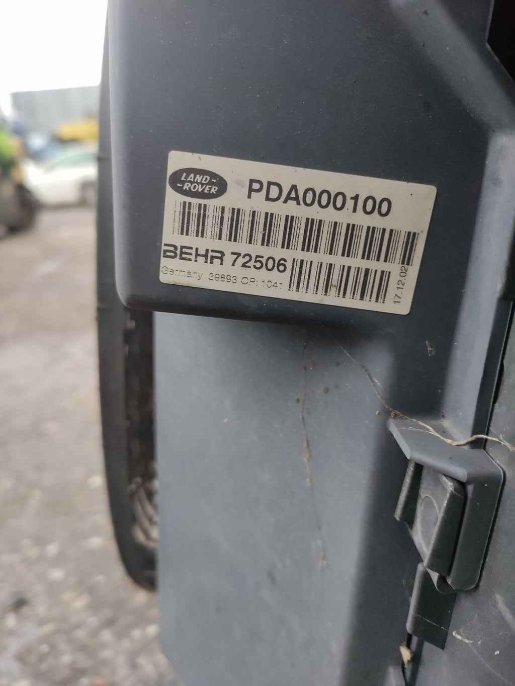 2003 RANGE ROVER L322 VOGUE 3.0 DIESEL RADIATOR RAD PACK PCC000840